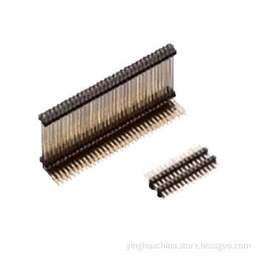 Pin header, 1.27mm straight/right angle/SMT, dual row/dual insulator, H: 1.5mm connector 1280